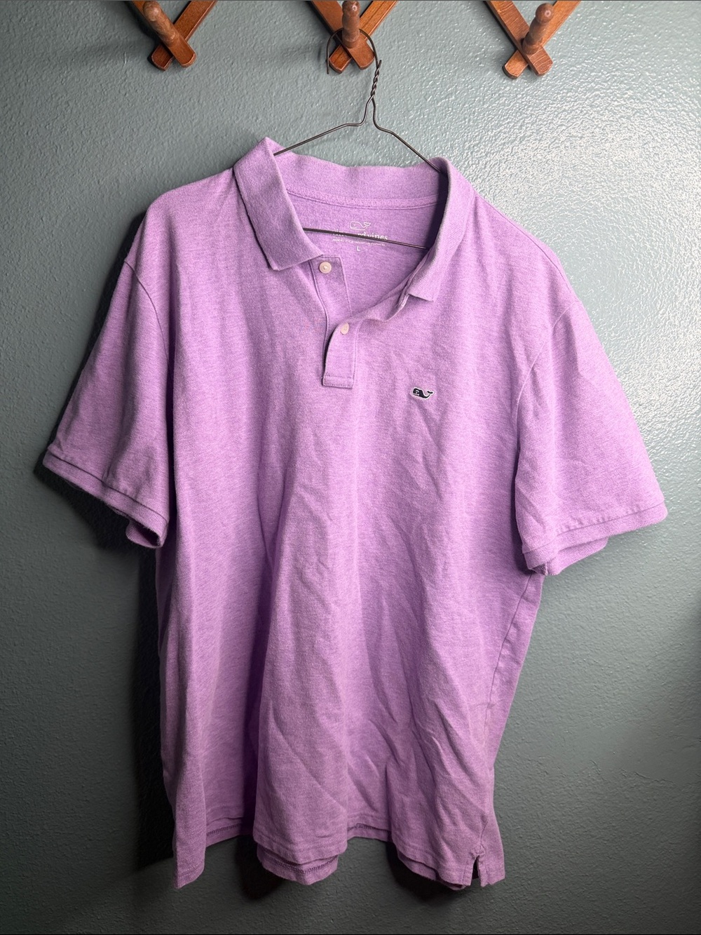 Vineyard Vines Men's Polo Shirt in Lavender Purple